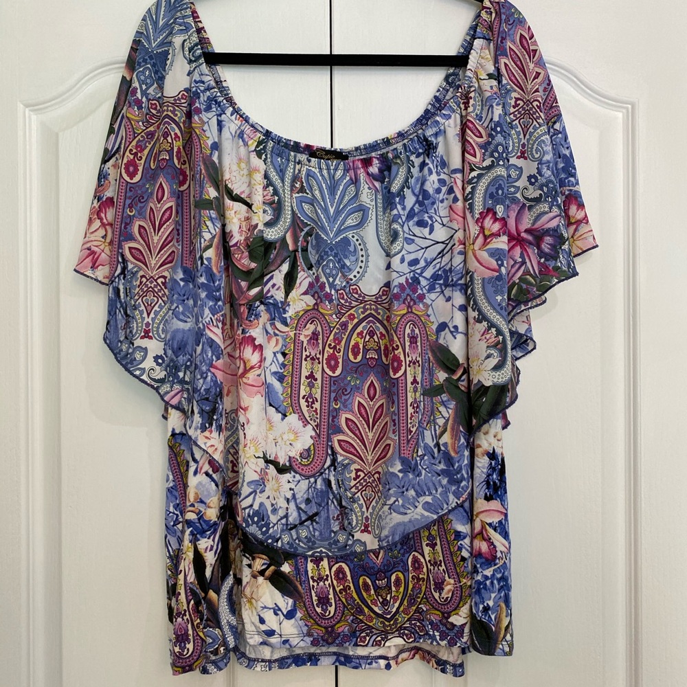 Cupio Women Off-the-Shoulder Blouse in Size XL